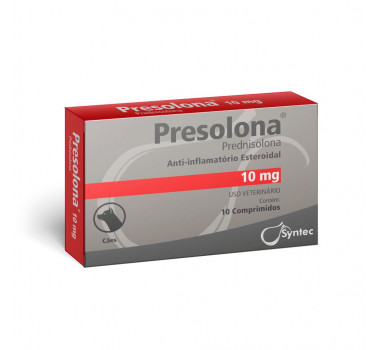 Anti-inflamatório Presolona 10mg Syntec para Cães - 10 comprimidos