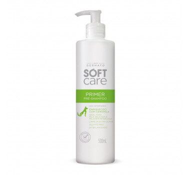 Pré-Shampoo Primer Soft Care para Cães e Gatos - 500ml