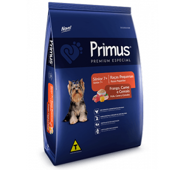 Ração Seca Primus para Cães Mini Sênior - 10,1kg