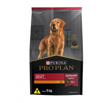 Ração Seca Pro Plan para Cães Adultos Porte Médio - 15Kg