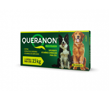 Suplemento Vitamínico Queranon Avert para Cães e Gatos - 30 cápsulas