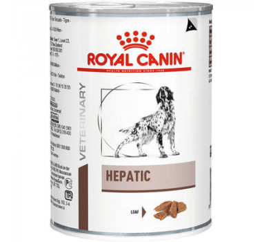 Ração Úmida Lata Royal Canin Veterinary Diet Hepatic para Cães Adultos - 420g