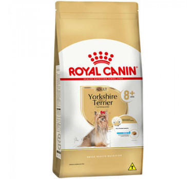 Ração Seca Royal Canin Adult Yorkshire Terrier 8+ para Cães  Adultos da Raça Yorkishire Terrier  Acima de 8 anos - 2,5Kg