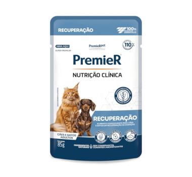 Ração Úmida Sachê Premier Nutrição Clínica Recuperação para Cães e Gatos - 85g
