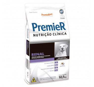 Ração Seca Premier Nutrição Clínica Renal para Cães Porte Médio e Grande - 10,1Kg