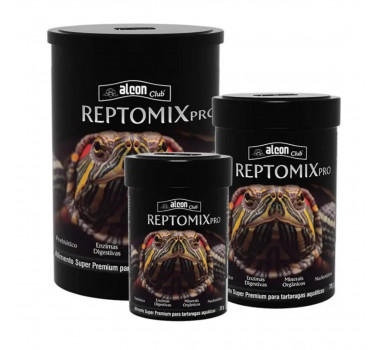Alimento Completo Flutuante ReptoMix Pro Alcon Club para Tartarugas Aquáticas - 78g