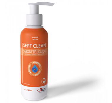 Antisséptico SeptClean Agener União para Cães e Gatos - 125ml