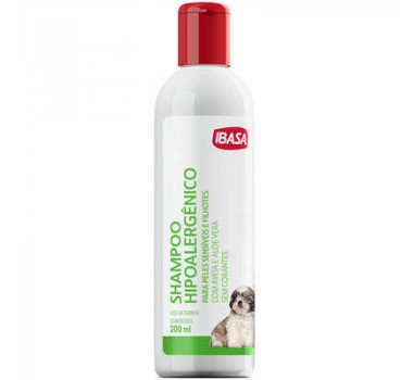 Shampoo Hipoalergênico Ibasa para Cães e Gatos - 200ml