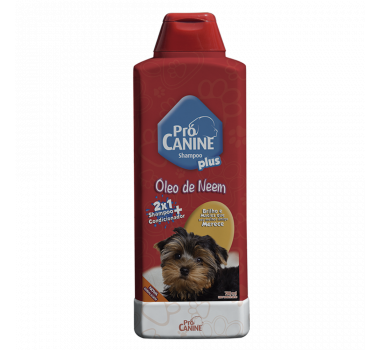 Shampoo 2 em 1 Pró Canine Plus Oleo de Neem para Cães  - 700ml