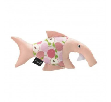 Brinquedo Pelúcia Buddy Shark Mimo Multilaser para Gatos - Rosa