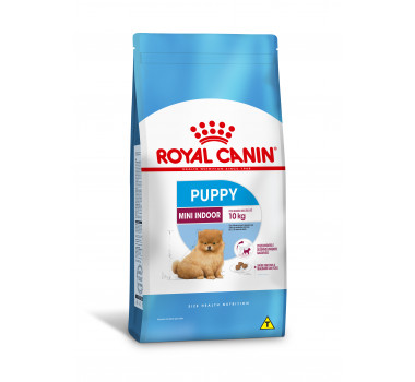 Ração Seca Royal Canin Mini Indoor Puppy para Cães Filhotes de Porte Pequeno - 1Kg