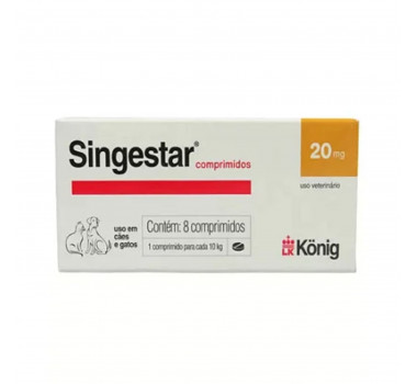 Anticoncepcional Singestar Konig para Cadelas e Gatas - 8 comprimidos