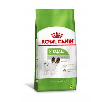 Ração Seca Royal Canin X-Small para Cães Adultos de Porte Mini - 1Kg