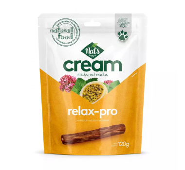 Snack Nats Cream Sticks Recheados Relax-pro para Cães - 120g