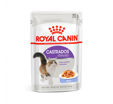Ração Úmida Sachê Royal Canin Sterilised Jelly para Gatos Adultos Castrados - 85g