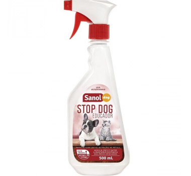 Stop Dog Spray Educador Sanol para Cães e Gatos - 500ml
