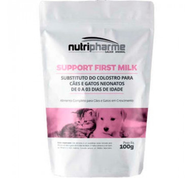 Suplemento Support First Milk Nutripharme para Cães e Gatos Filhotes - 100g
