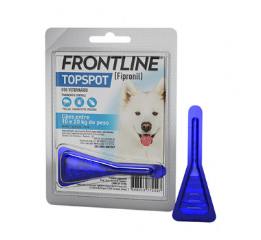 Antipulgas e Carrapatos Frontline Topspot para Cães de 10 a 20kg