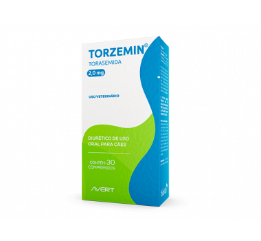 Diurético Torzemin 2mg Avert para Cães - 30 comprimidos