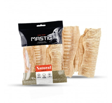 Petisco Natural Traqueia Bovina Mastig para Cães - 3 unidades