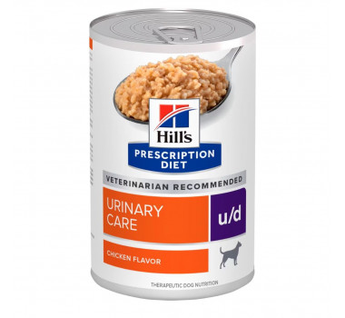 Ração Úmida Lata Hills Prescription Diet U/D Urinary Care para Cães - 370g