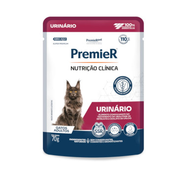Ração Úmida Sachê Premier Nutrição Clínica Urinário para Gatos - 70g