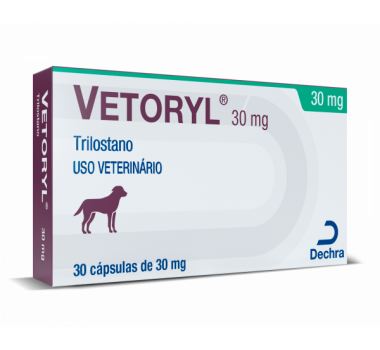 Inibidor Enzimático Dechra Vetoryl 30mg 10 Cápsulas para Cães