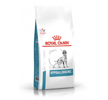 Ração Seca Royal Canin Veterinary Hypoallergenic Canine para Cães com Sensibilidades Alimentares- 10,1Kg
