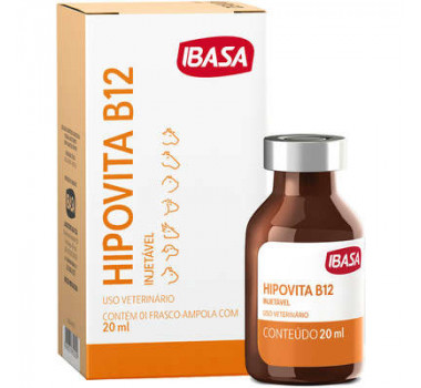 Suplemento Hipovita B12 Injetável Ibasa - 20ml