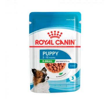 Ração Úmida Sachê Royal Canin X-small Puppy para Cães Filhotes - 85g