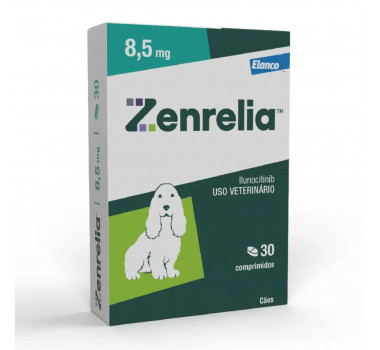 Antialérgico Zenrelia 4,8mg Elanco para Cães - 30 comprimidos