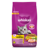 Ração Seca Whiskas Frango para Gatos Adultos - 10,1kg - 1