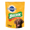 Biscoito Biscrok Pedigree para Cães Adultos Porte Grande - 1Kg - 1