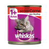 Ração Úmida Lata Whiskas Carne ao Molho para Gatos Adultos - 290g - 1