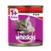 Ração Úmida Lata Whiskas Patê Carne para Gatos Adultos - 290g - 1