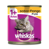 Ração Úmida Lata Whiskas Patê Frango para Gatos Adultos - 290g - 1