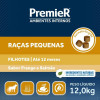 Ração Seca Premier Ambientes Internos Frango e Salmão para Cães Filhotes Porte Pequeno - 7,5Kg - 2