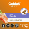 Ração Seca Golden para Gatos Adultos Salmão - 3kg - 2