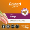 Ração Seca Golden para Gatos Castrados Frango - 1kg - 2