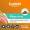 Ração Seca Golden Fórmula Frango e Arroz para Cães Adultos Porte Pequeno - 15Kg - 2