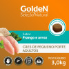 Ração Seca Golden Seleção Natural para Cães Adultos Porte Pequeno Frango & Arroz - 3Kg - 2