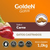 Ração Seca Golden para Gatos Castrados Carne - 1kg - 2
