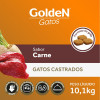 Ração Seca Golden para Gatos Castrados Carne - 10,1kg - 2
