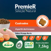 Ração Seca Premier Seleção Natural Frango para Gatos Castrados - 7,5kg - 2