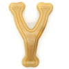 Brinquedo  Forquilha de Bamboo Natural "M"  Truqys Pet's Bamboo Toys sabor Bacon - 3