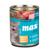 Ração Úmida Lata Max Patê Carne e Frango para Gatos Adultos - 280g - 1