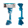 Brinquedo Corda Nó Azul Aroma Leite Savana para Cães - 1