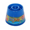Comedouro Funcional Lento e Alto Azul Dog Eat PetGames para Cães - Tamanho P - 1