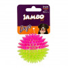 Brinquedo Bola TPR Espinho Dual Rosa e Amarelo Jambo para Cães - Média - 1