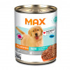 Ração Úmida Lata Max Patê Cordeiro e Frango para Cães Filhotes - 280g - 1